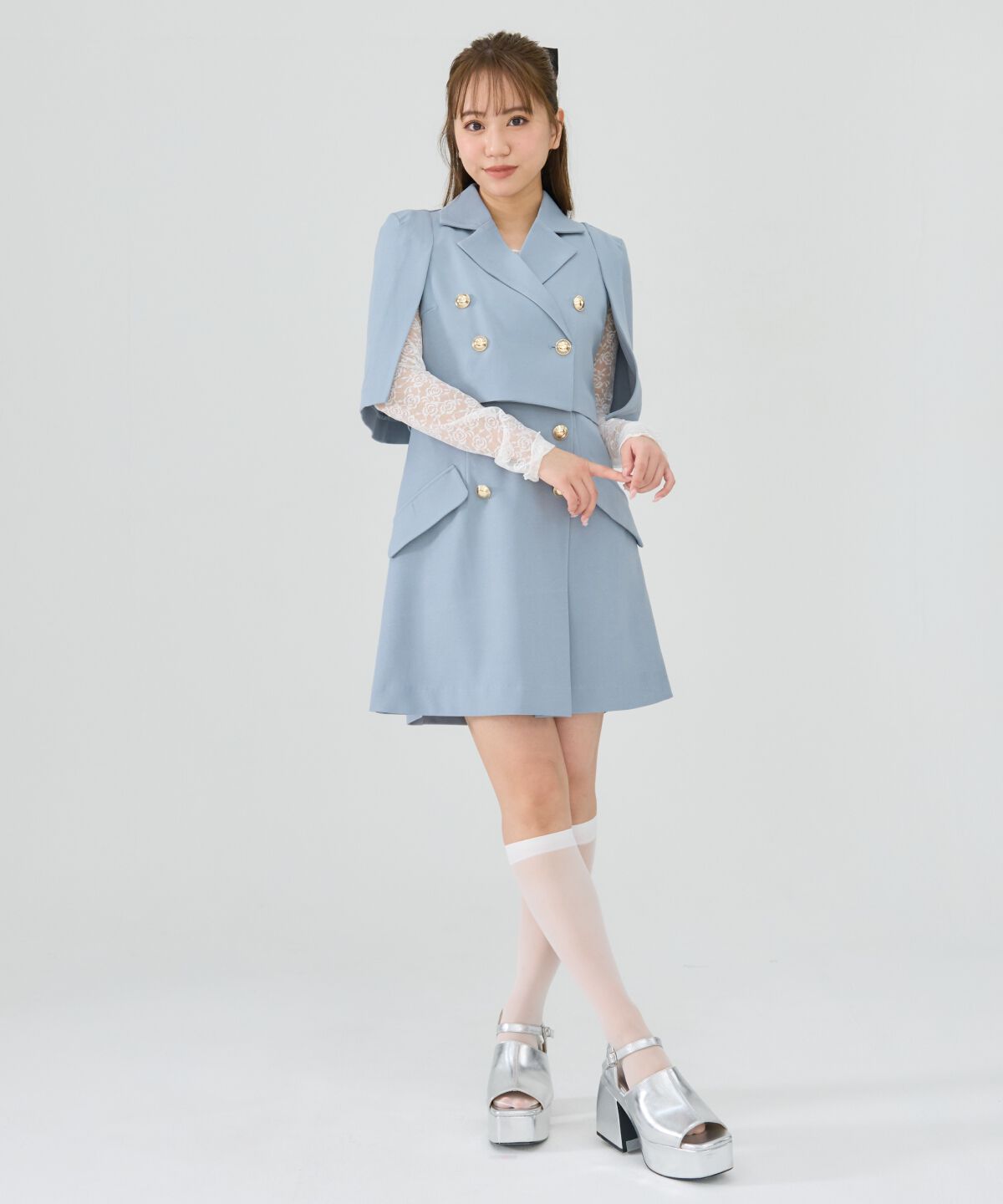 REDYAZEL「ケープデザインショートジャケット」|その他|