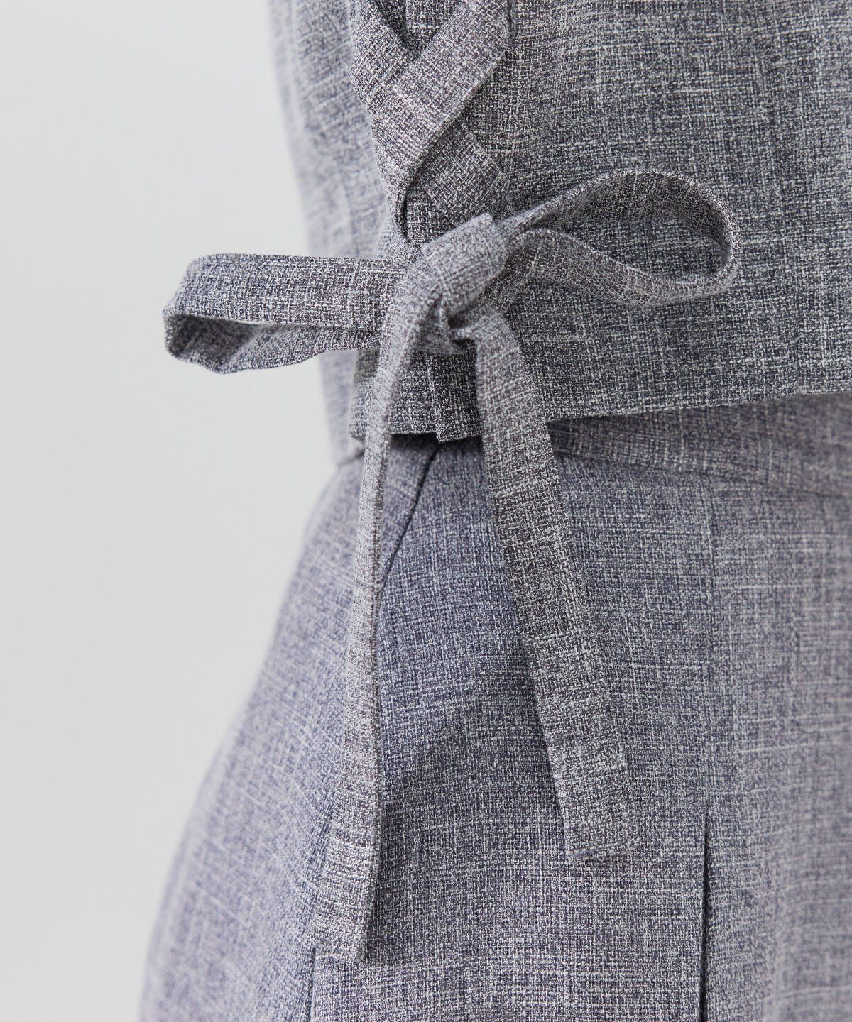 REDYAZEL「サイドレースアップ半袖ショートジャケット」|テーラードジャケット|