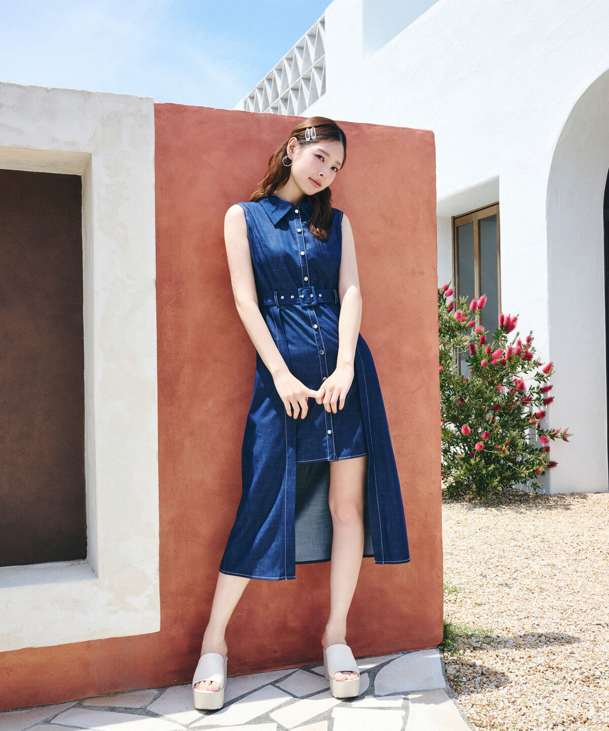 REDYAZEL「イレヘムシャツワンピース」|ワンピース|