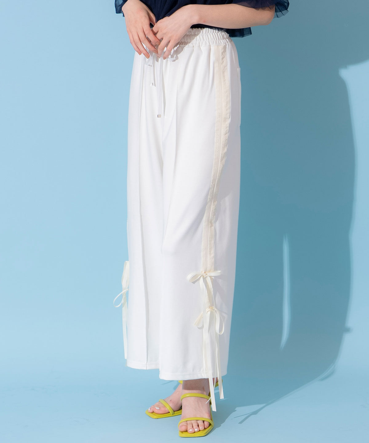 REDYAZEL「ダブルリボンラインイージーパンツ」|その他|