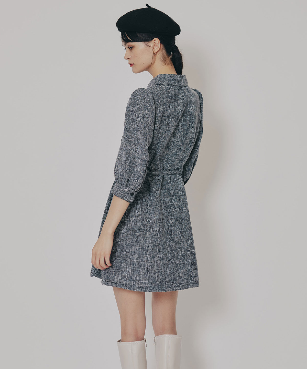 REDYAZEL「カラーミックスフロントZIPワンピース」|ワンピース|