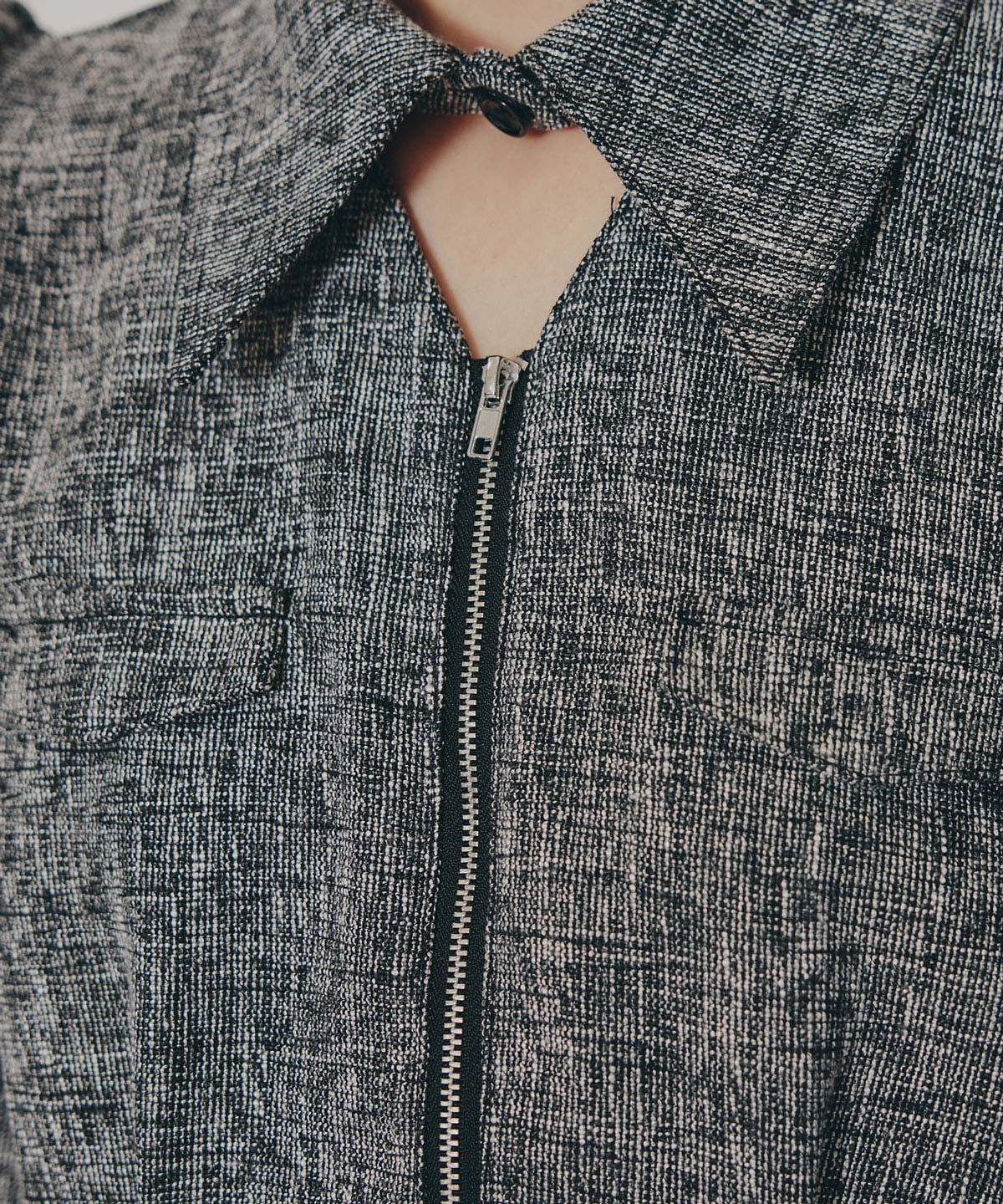 REDYAZEL「カラーミックスフロントZIPワンピース」|ワンピース|