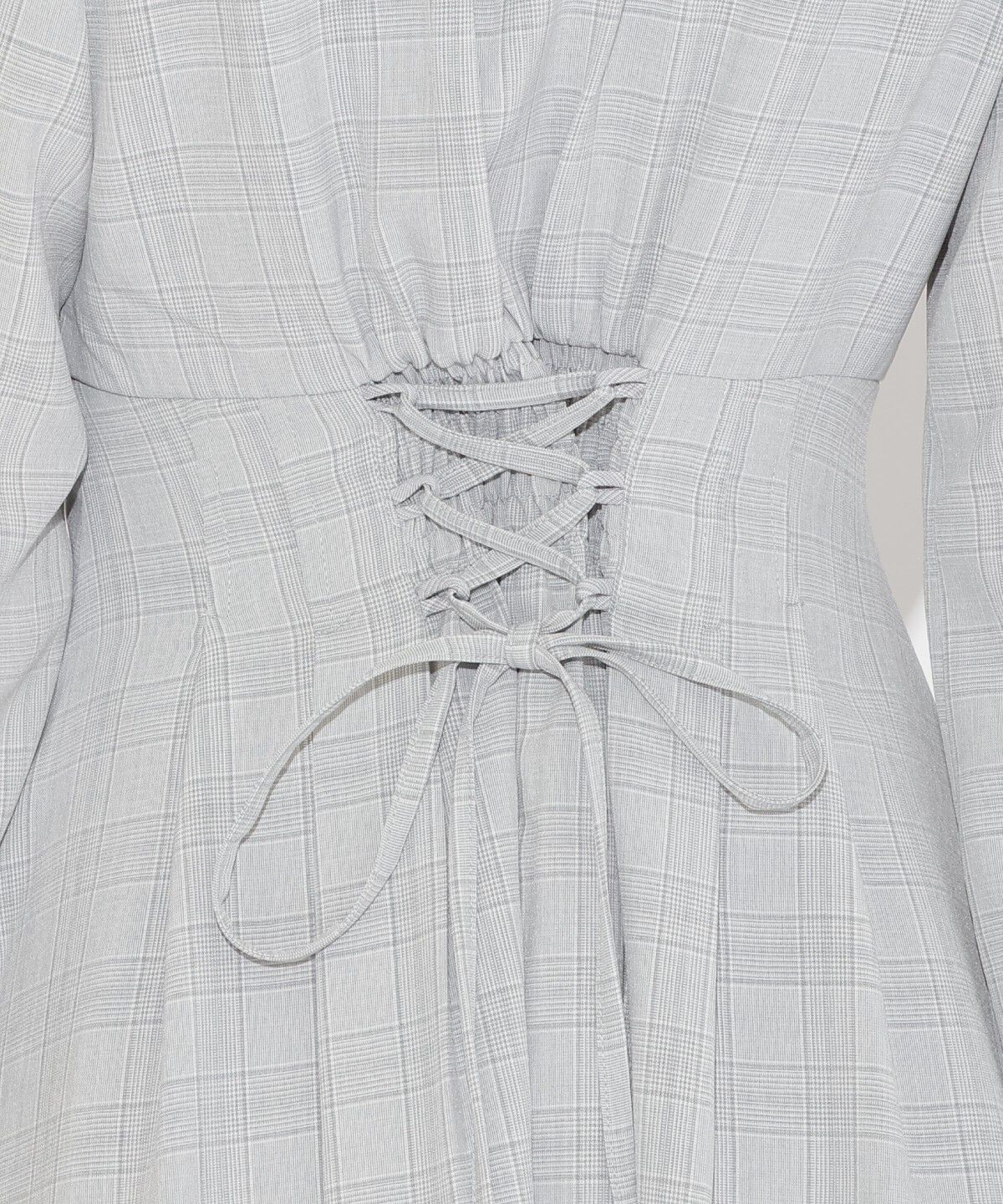 WILLSELECTION「配色襟ダブルフリルシャツワンピース」|ワンピース|