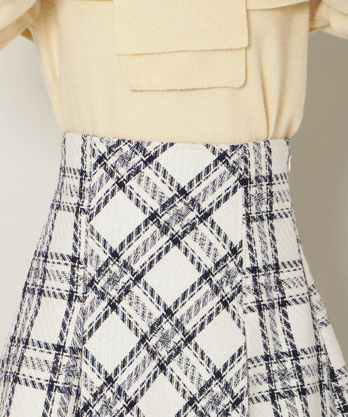 WILLSELECTION「ボックスプリーツミニスカート」|フレア|