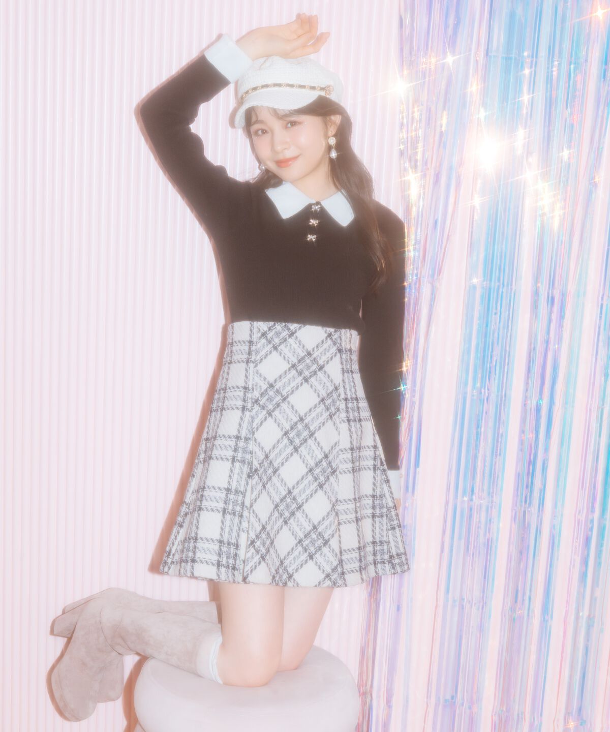 WILLSELECTION「ポロカラーリブニット」|ニット・セーター|