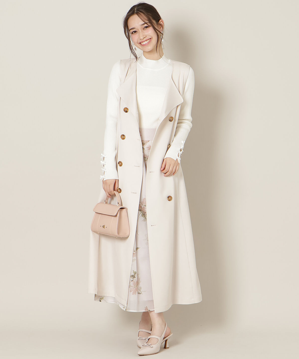 WILLSELECTION「リボンスリーブ3WAYトレンチコート」|トレンチコート|