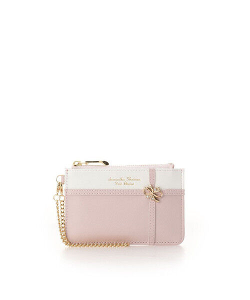 Samantha Thavasa Petit Choice「リボンラッピング　マルチケース」|コインケース|ピンク