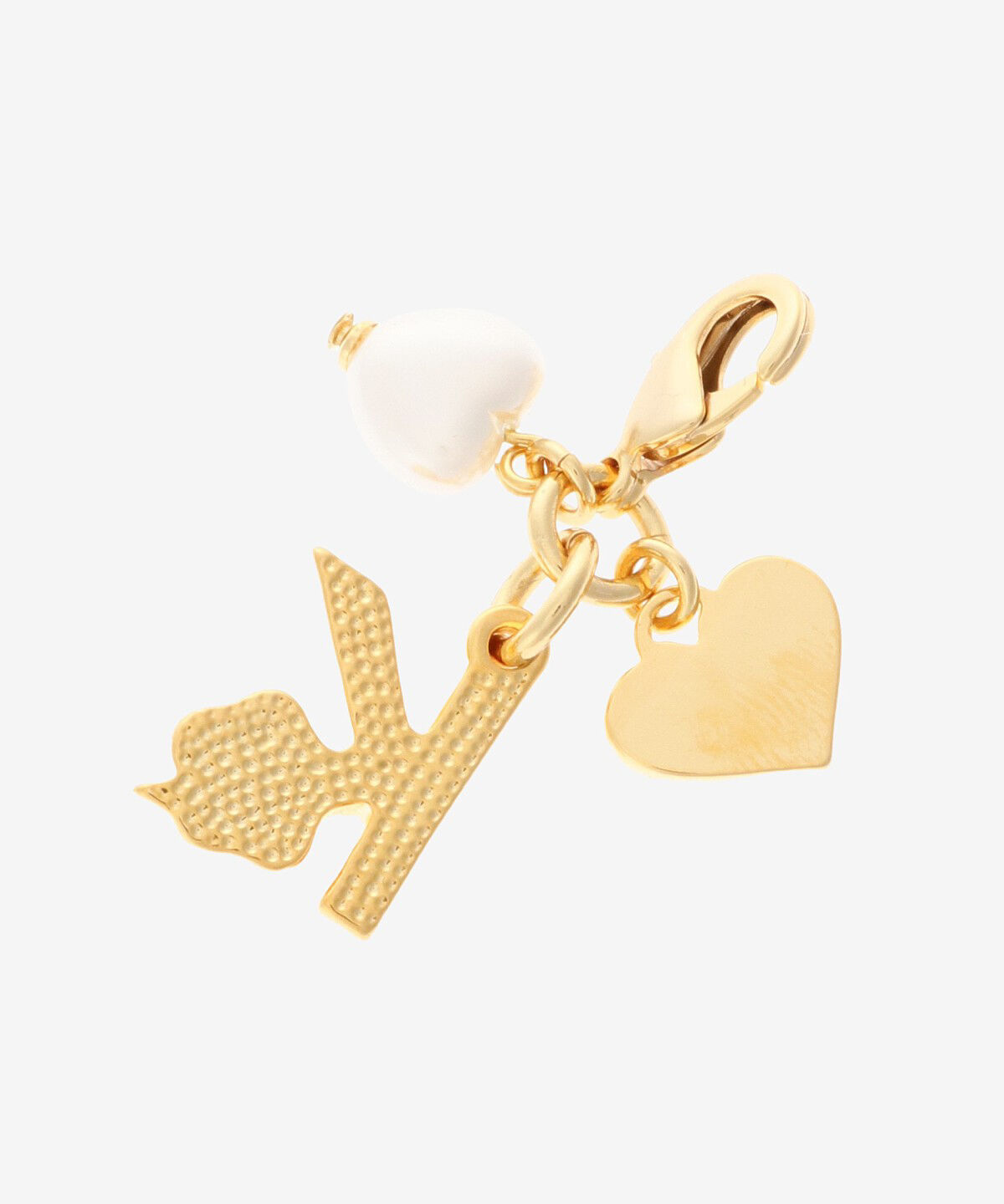 Samantha Thavasa Petit Choice「ストーンモチーフイニシャルチャーム(K)」|チャーム・キーホルダー|