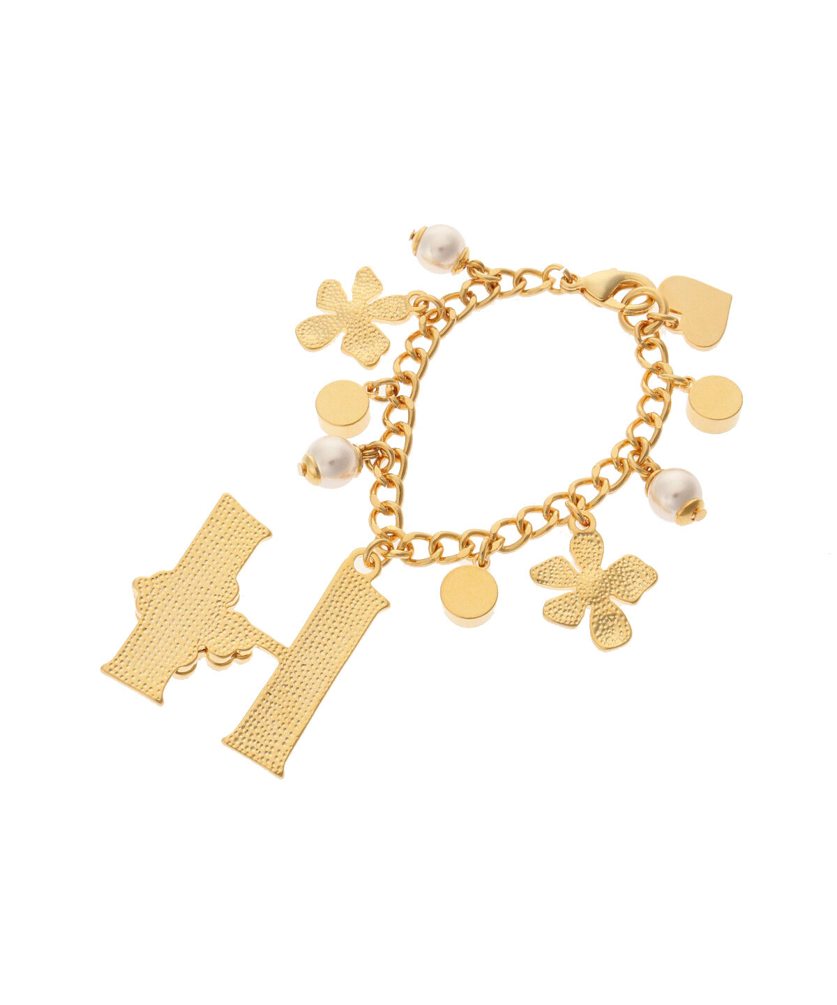 Samantha Thavasa Petit Choice「カラーストーンイニシャル バッグチャーム H」|チャーム・キーホルダー|