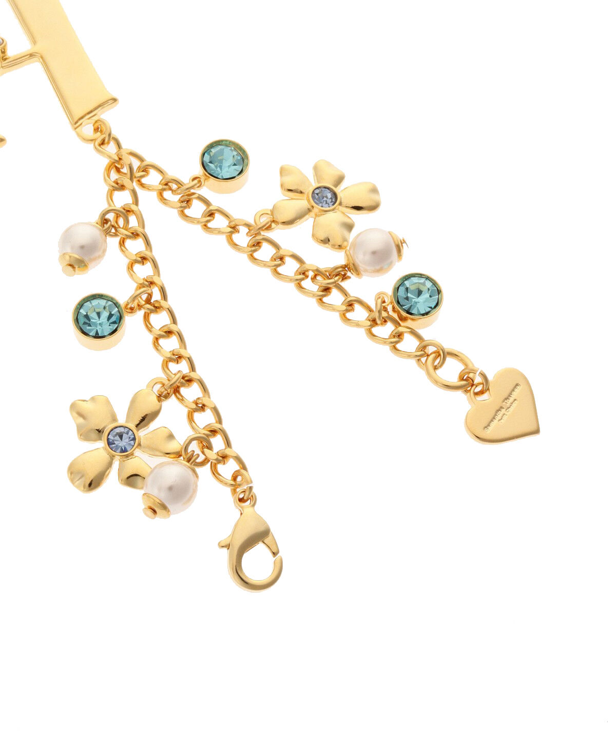 Samantha Thavasa Petit Choice「カラーストーンイニシャル バッグチャーム H」|チャーム・キーホルダー|