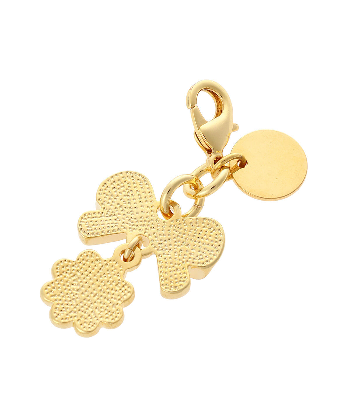 Samantha Thavasa Petit Choice「リボンフラワーパール ファスナーチャーム」|チャーム・キーホルダー|