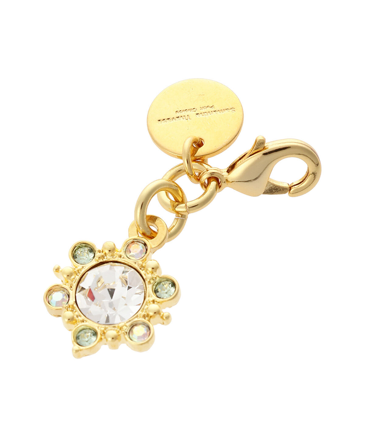 Samantha Thavasa Petit Choice「ビジューファスナーチャーム」|チャーム・キーホルダー|グリーン