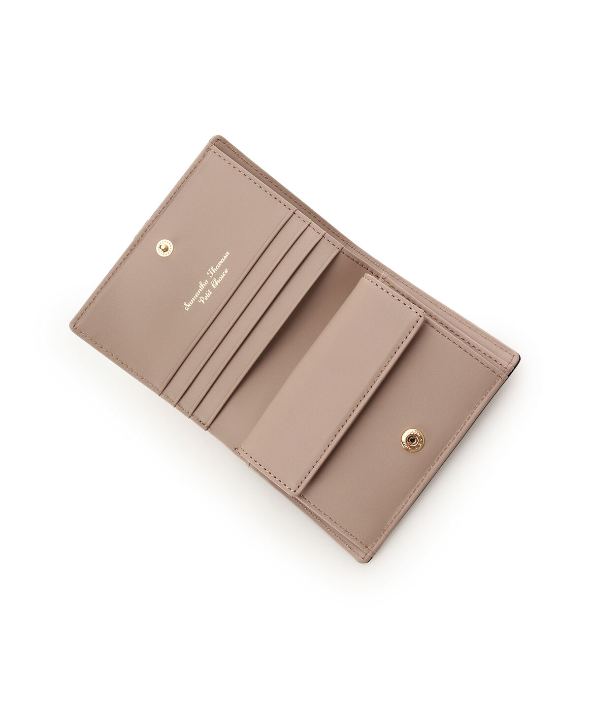 Samantha Thavasa Petit Choice「バイカラーフロントベルト 二つ折り財布」|財布|