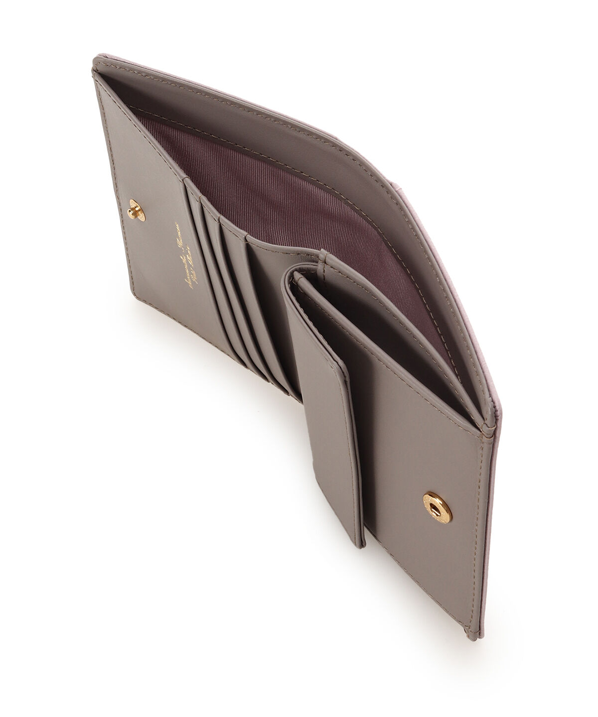 Samantha Thavasa Petit Choice「バイカラーフロントベルト 二つ折り財布」|財布|