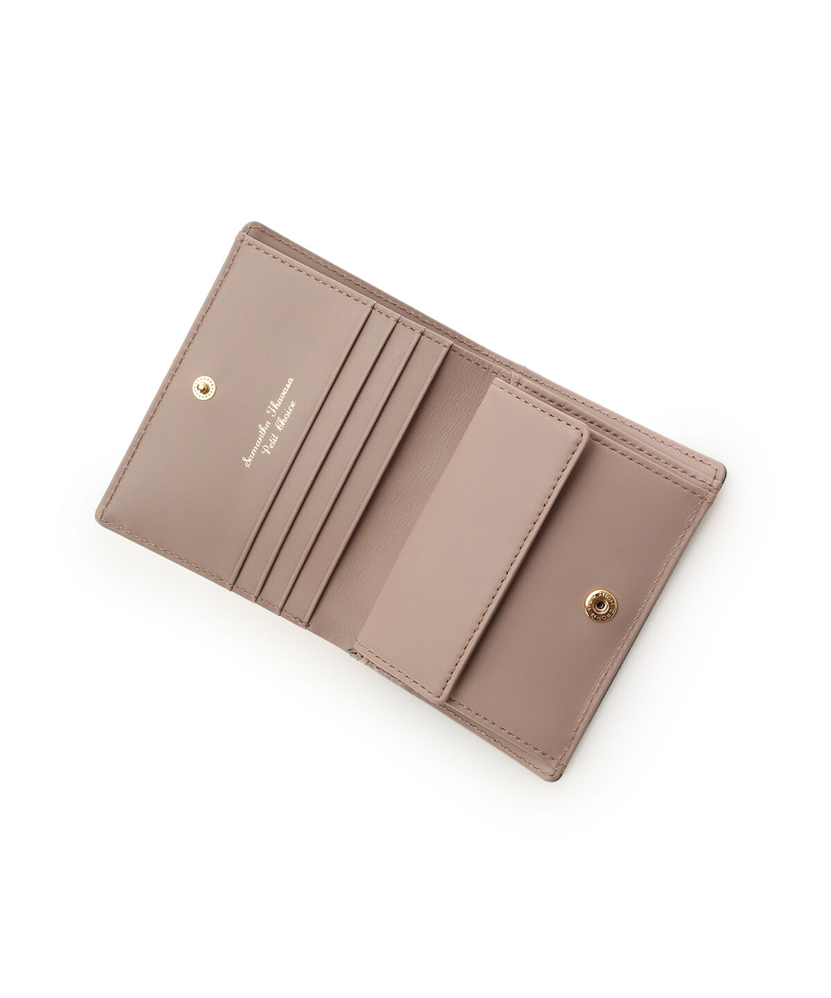 Samantha Thavasa Petit Choice「バイカラーフロントベルト 二つ折り財布」|財布|