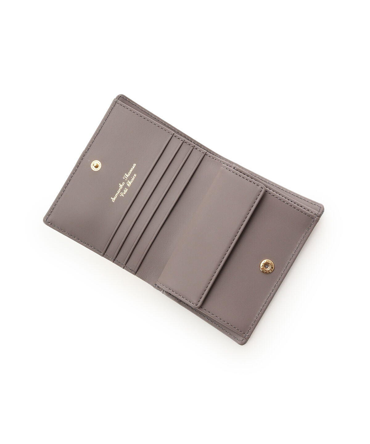 Samantha Thavasa Petit Choice「バイカラーフロントベルト 二つ折り財布」|財布|