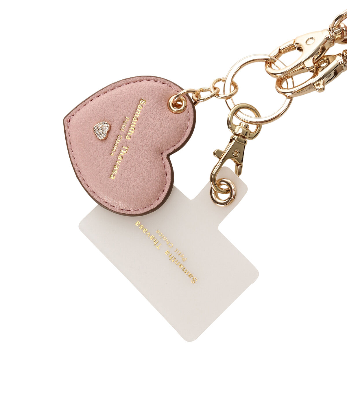 Samantha Thavasa Petit Choice「カラフルハート スマホストラップ」|モバイルケース|