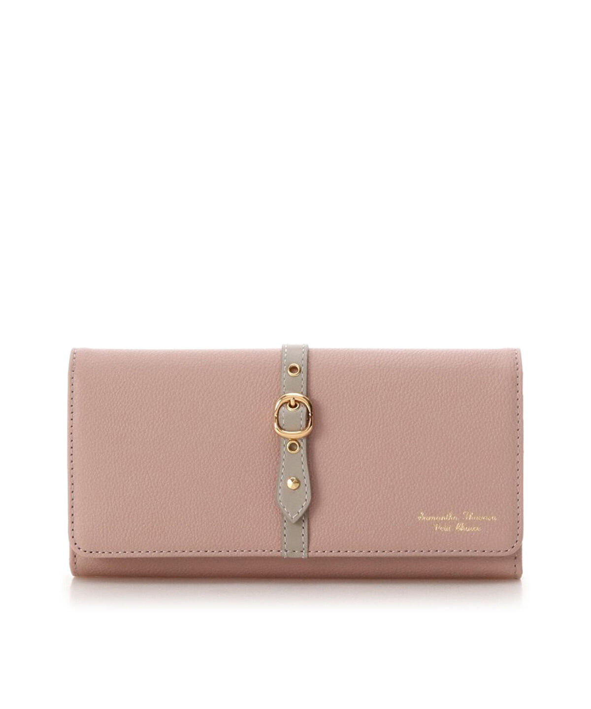 Samantha Thavasa Petit Choice「フロントベルト 長財布」|財布|ピンク