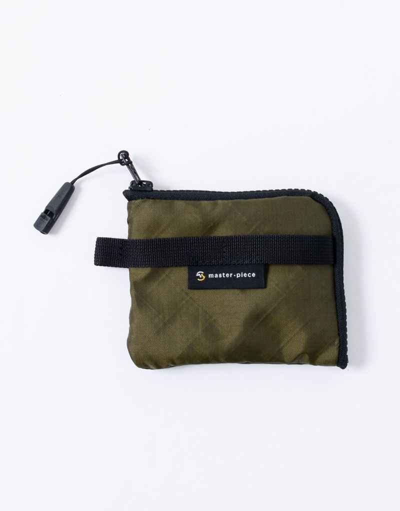 master-piece「Freak L字ファスナーウォレット」|財布|カーキ