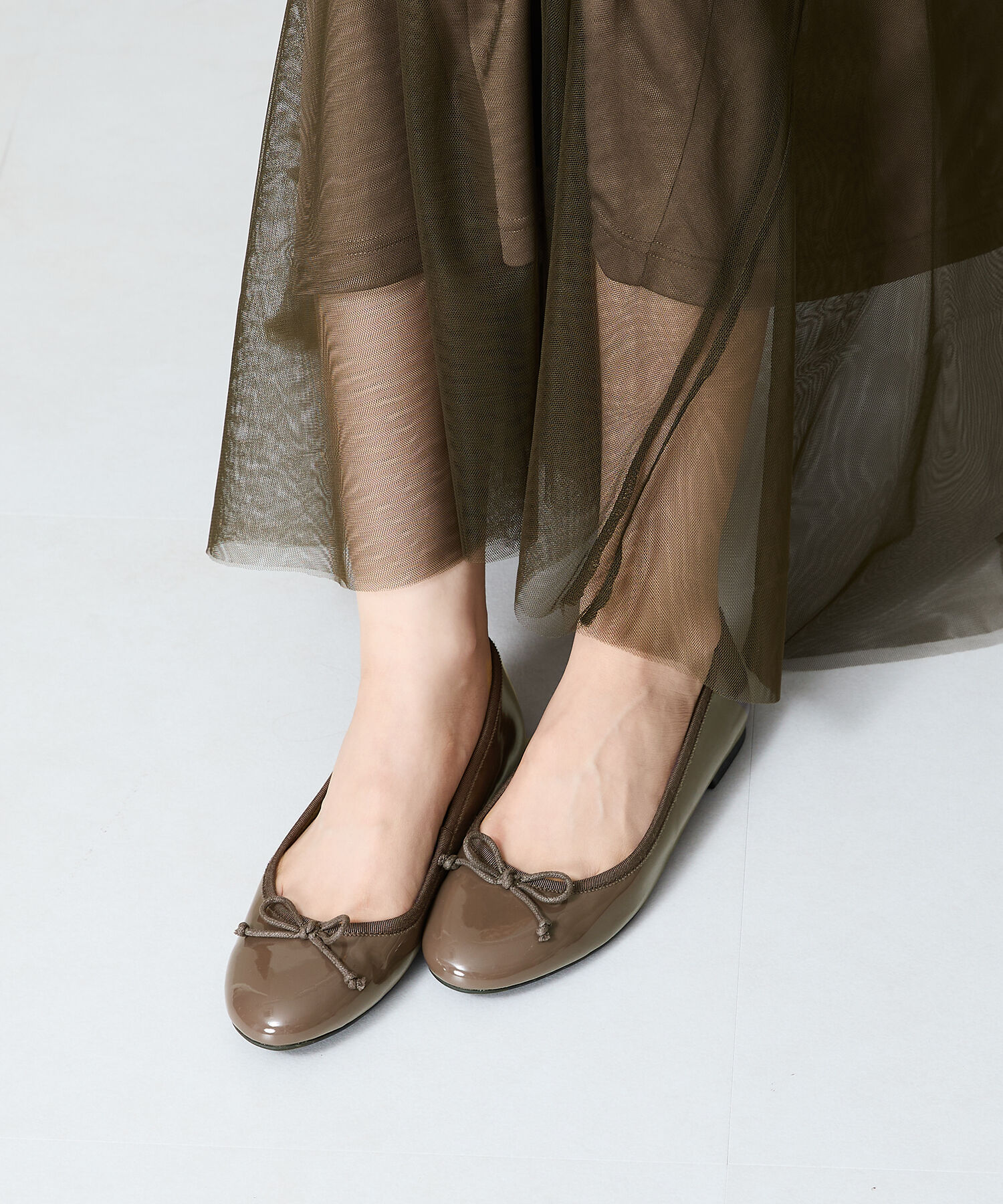 ORiental TRaffic「【 WEB限定 /累計7万足突破】 バレエシューズ /R-4006 パンプス フラット 厚手クッション エナメル」|パンプス|