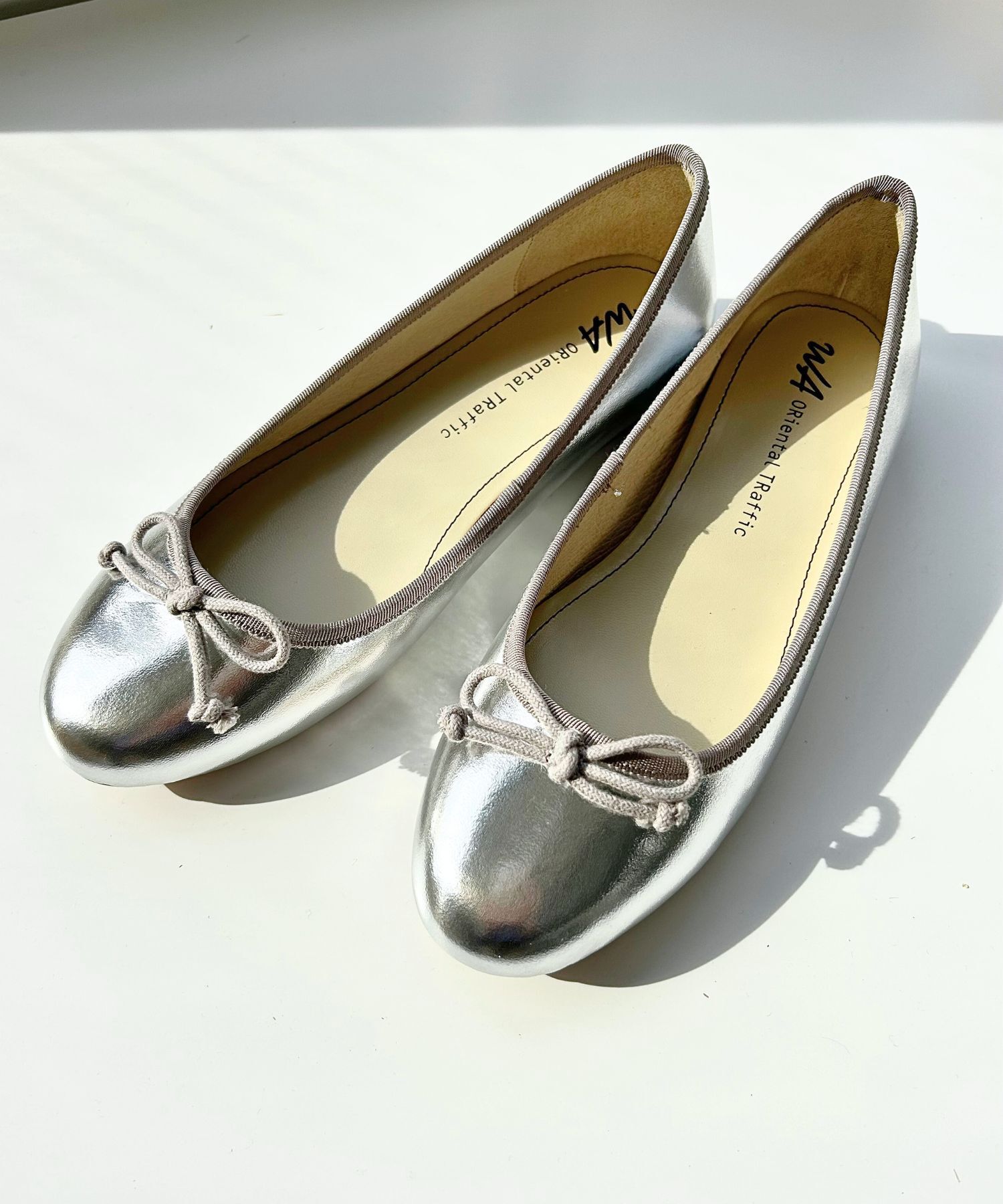 ORiental TRaffic「【 WEB限定 /累計7万足突破】 バレエシューズ /R-4006 パンプス フラット 厚手クッション エナメル」|パンプス|