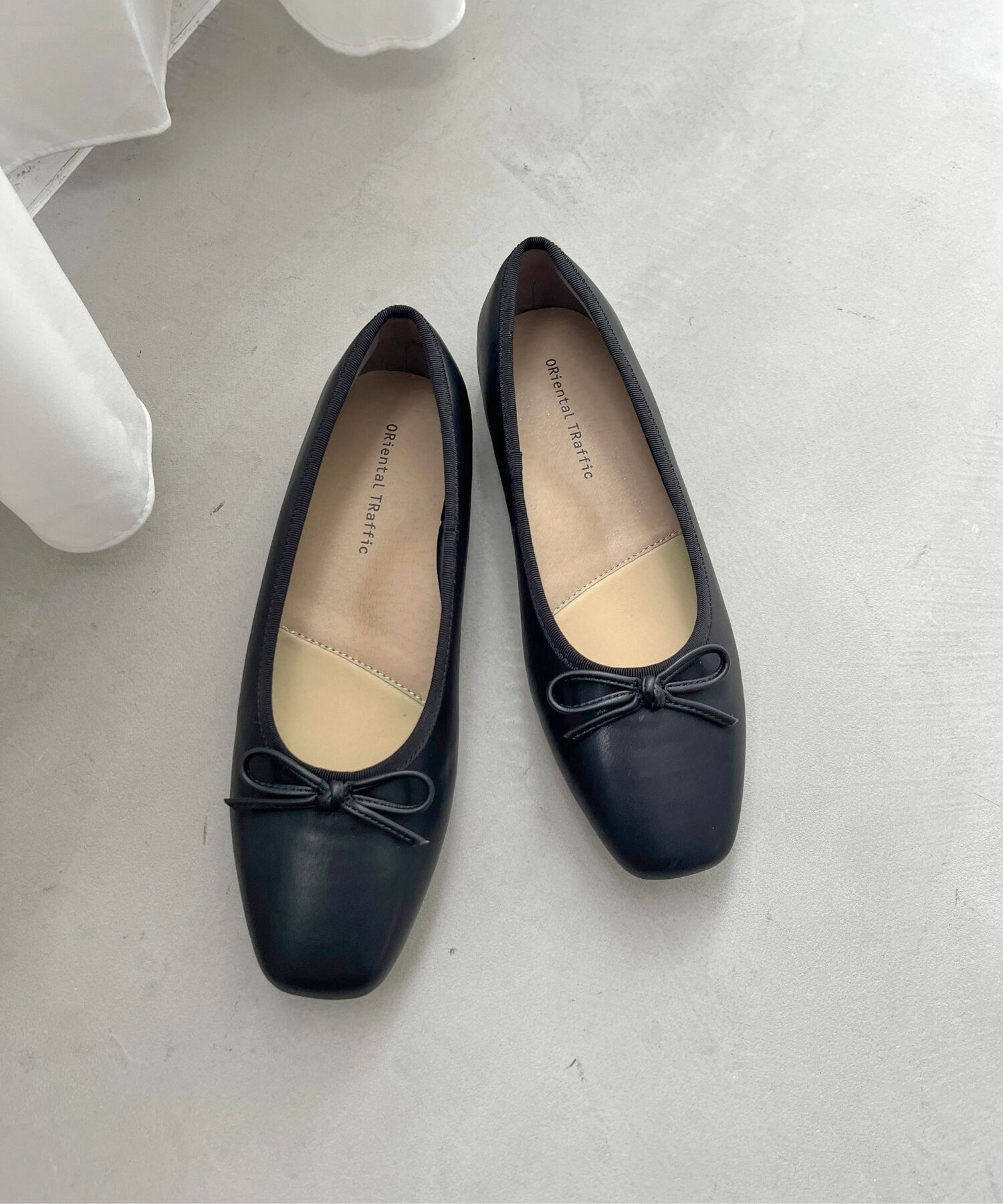 ORiental TRaffic「【跳べるパンプス/シリーズ累計１５０万足突破】 バレエ シューズ /R-3208 厚手クッション フラット」|パンプス|