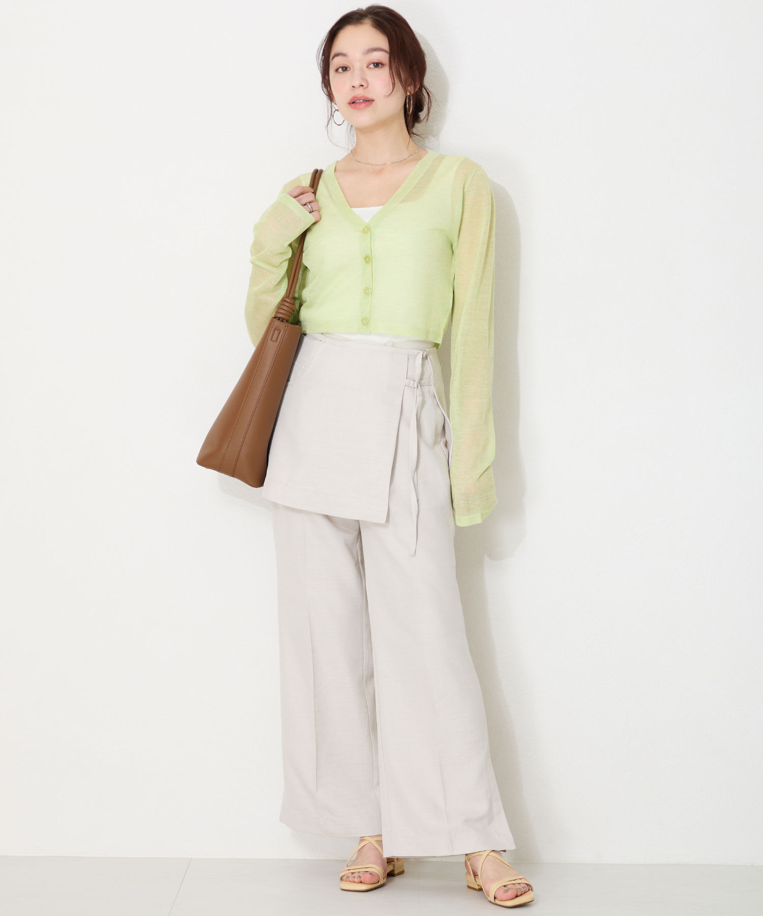 WA Oriental TRaffic「ナローストラップフラットサンダル/52209 サンダル　フラット 抜け感 人気 トレンド」|サンダル|