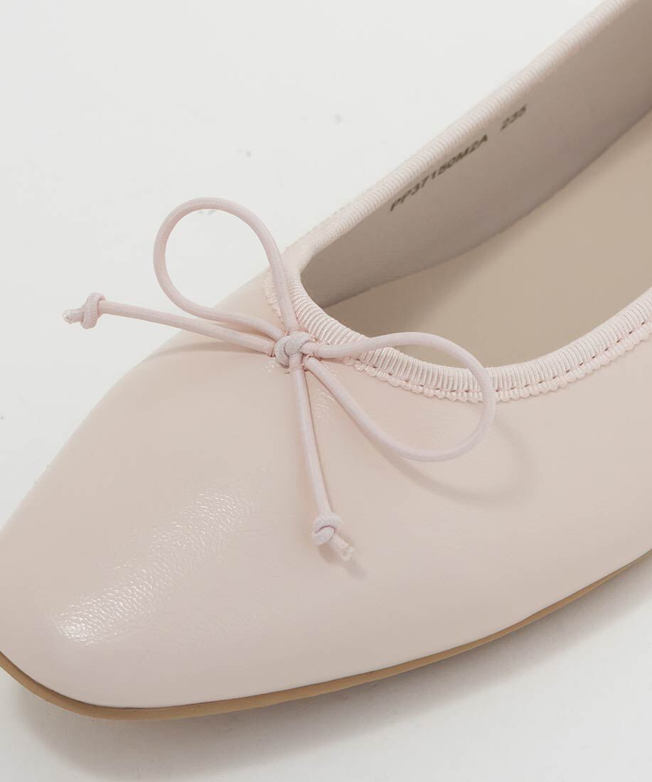  「軽量 スクエアトゥフラットパンプス」|パンプス|