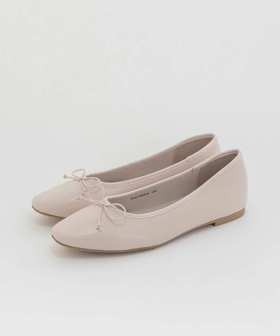  「軽量 スクエアトゥフラットパンプス」|パンプス|