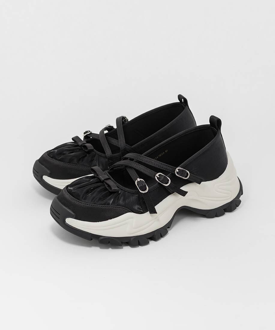  「ボリュームソールクロスベルトスニーカー」|スニーカー|