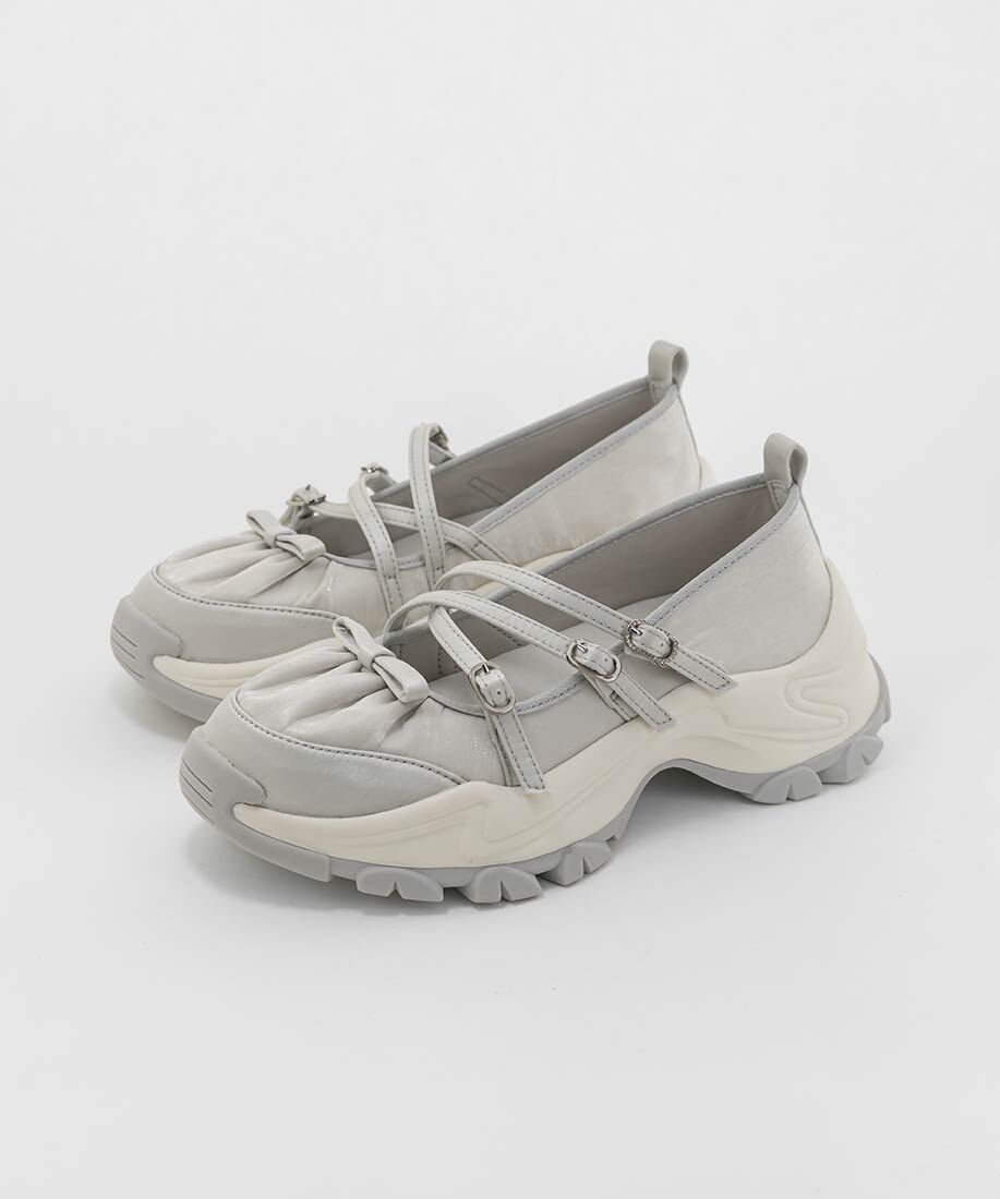  「ボリュームソールクロスベルトスニーカー」|スニーカー|