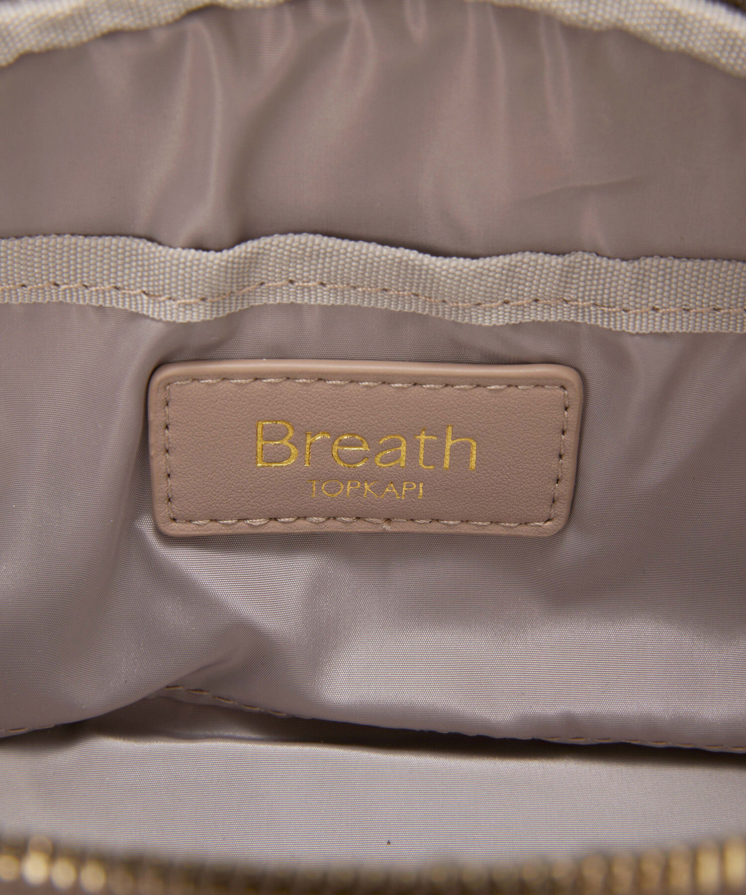 TOPKAPI BREATH「【Breath TOPKAPI】【TOPKAPI &times; 藤本美貴さんコラボ】スコッチグレイン ラウンドポーチ/撥水」|ポーチ|