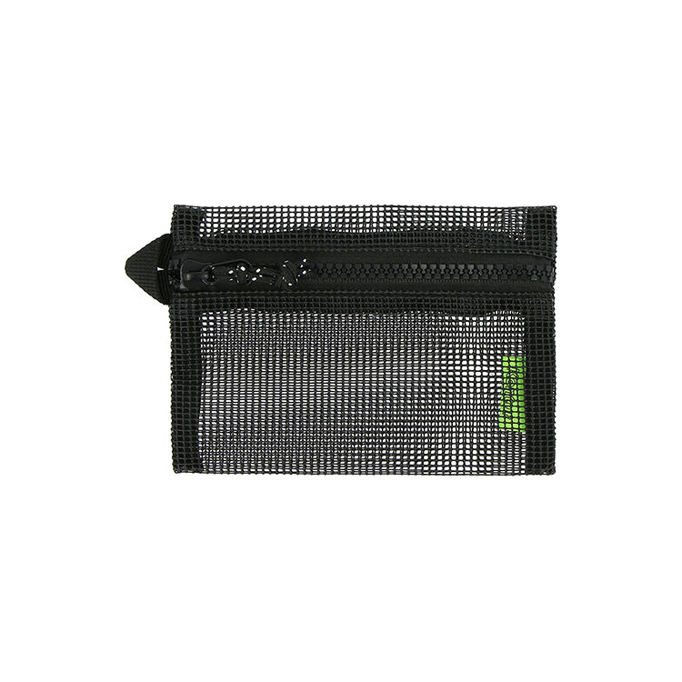  「コンター フラットケース メッシュS」|ポーチ|ブラック