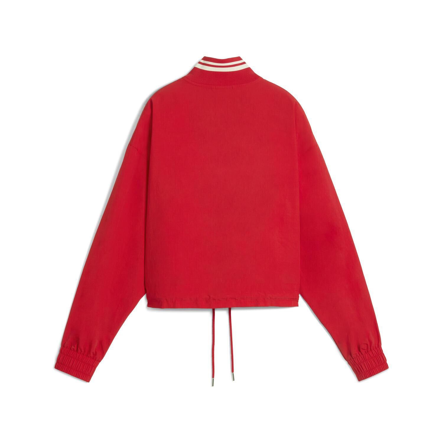 PUMA「【PUMA ｳｪｱ】W PREMIUM ESS RELAXED WV JKT」|ポロシャツ|