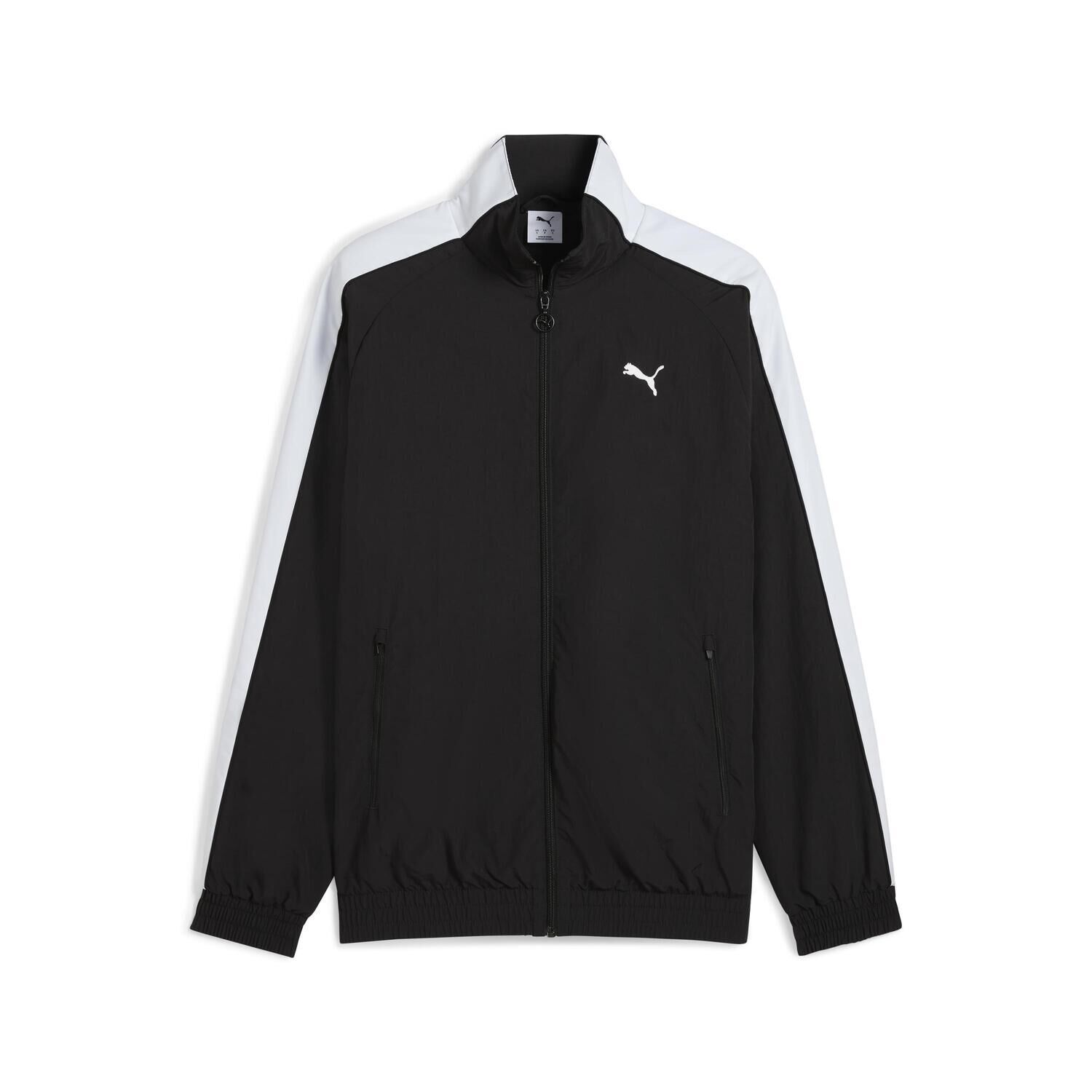 PUMA「【PUMA ｳｪｱ】M T7 OVERSIZED TRACK JACKET WV」|ポロシャツ|ブラック