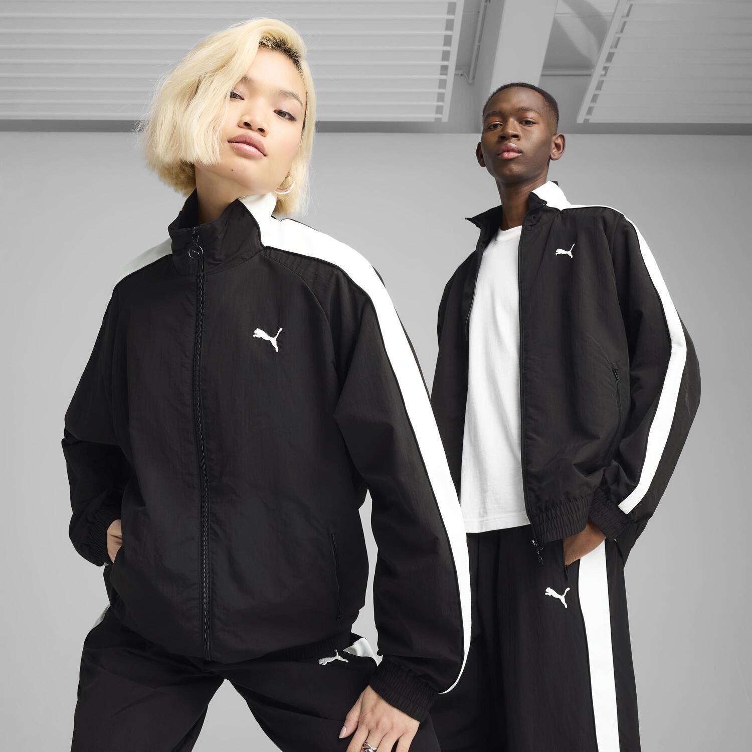 PUMA「【PUMA ｳｪｱ】M T7 OVERSIZED TRACK JACKET WV」|ポロシャツ|