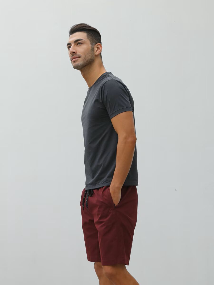 Defilious.Homme「【メンズ新作水着】無地レギュラー丈メンズサーフパンツ(266305)」|スポーツ|