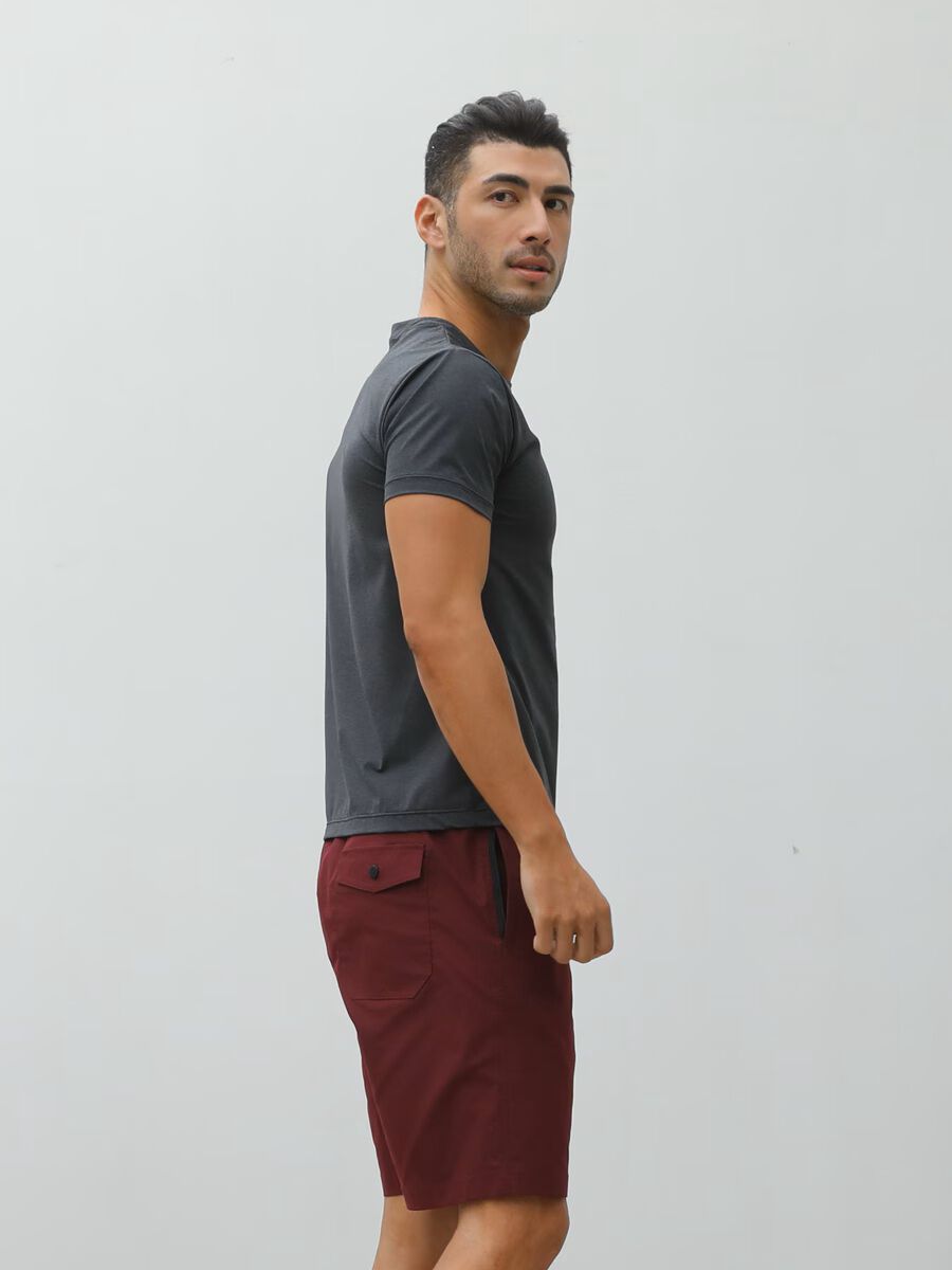 Defilious.Homme「【メンズ新作水着】無地レギュラー丈メンズサーフパンツ(266305)」|スポーツ|