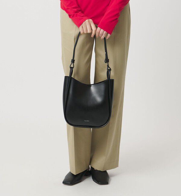 ODETTE E ODILE「＜YAHKI＞ RND ONE HANDL」|ショルダー・メッセンジャー|BLACK