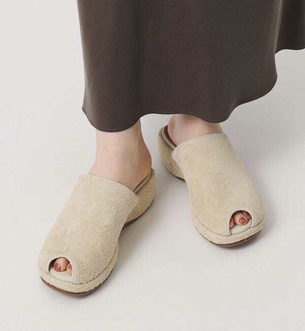 ODETTE E ODILE「ピープトゥウェッジ サンダル45」|サンダル|