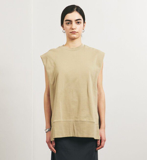 UNITED ARROWS「＜TO UNITED ARROWS＞HATAKE ウラケ ノースリーブ カットソー」|Tシャツ・カットソー|