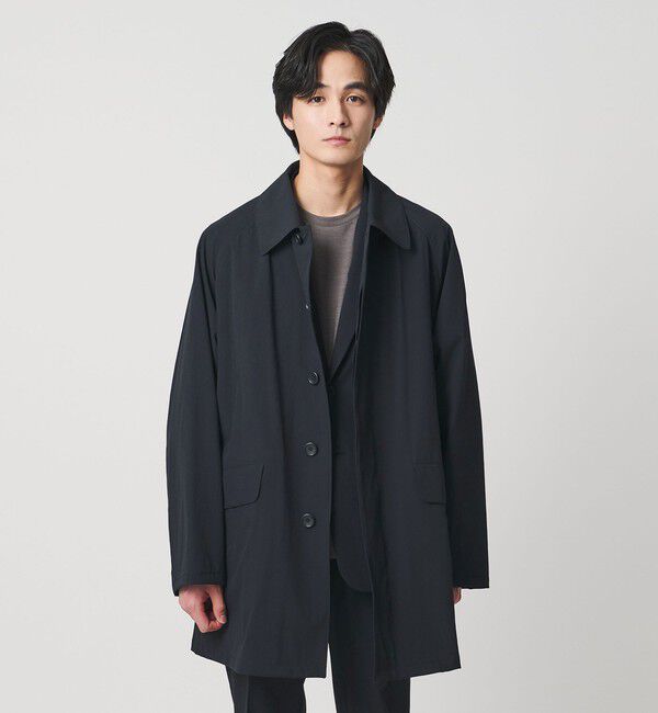 UNITED ARROWS「ウェザーコンフォート タフタ カーコート 2WAYストレッチ 撥水」|レインコート|