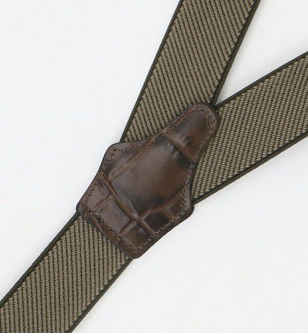 UNITED ARROWS「型押し ソリッド サスペンダー」|その他|