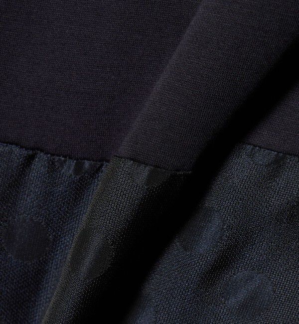 UNITED ARROWS「フィット&フレア シアー ドット ワンピース ‐ウォッシャブル‐」|ワンピース|