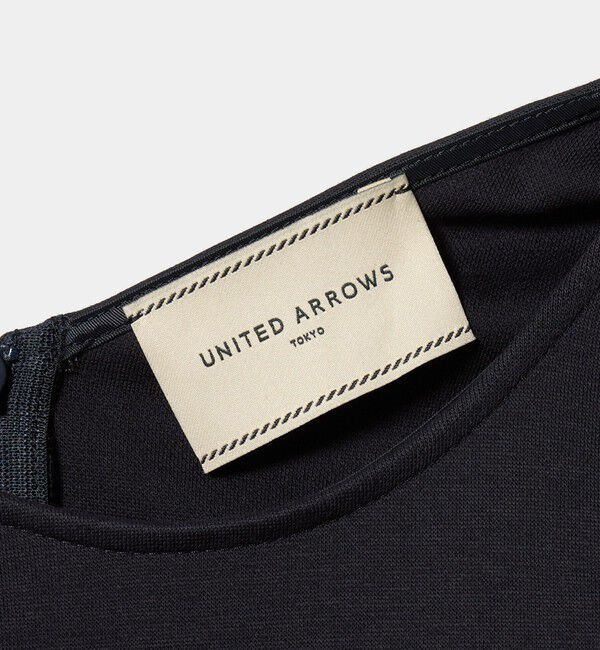 UNITED ARROWS「フィット&フレア シアー ドット ワンピース ‐ウォッシャブル‐」|ワンピース|