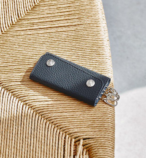 UNITED ARROWS green label relaxing「CIBO レザーライク キーケース」|キーケース|NAVY