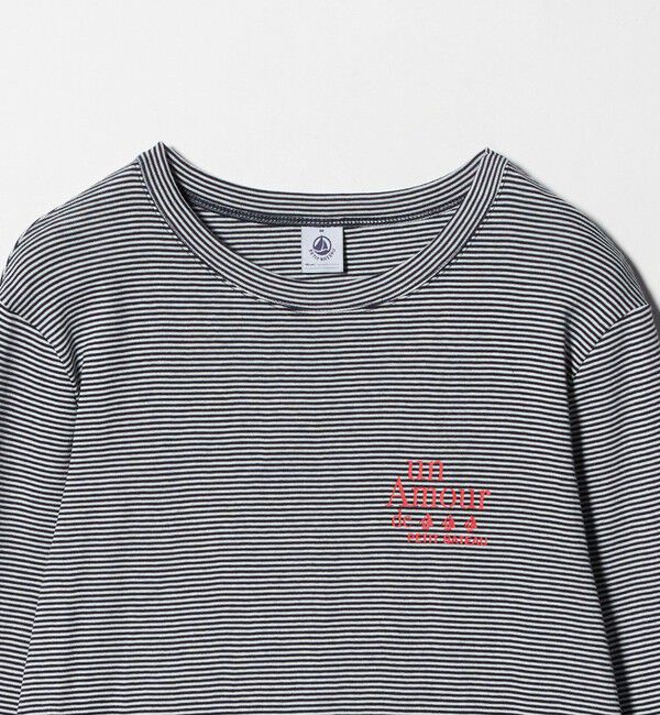 UNITED ARROWS green label relaxing「【別注】＜PETIT BATEAU＞ロングスリーブ プリント Tシャツ」|Tシャツ・カットソー|