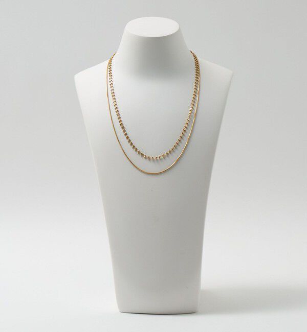 UNITED ARROWS green label relaxing「3WAY ツブツブ 2連 ネックレス」|ネックレス|