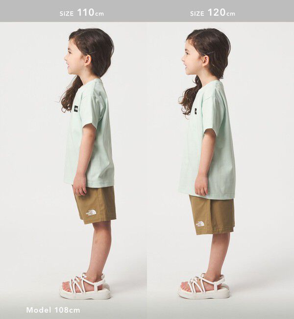 UNITED ARROWS green label relaxing「【WEB限定】＜THE NORTH FACE＞スモールボックス ロゴTシャツ 110cm-120cm」|Tシャツ・カットソー|