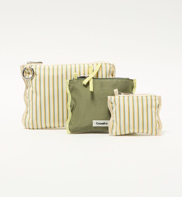 EMMEL REFINES「＜CASSELINI＞3セット ポーチ＜ Select by EMMEL REFINES ＞」|ポーチ|NATURAL